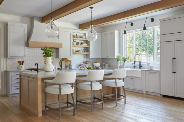 Transitional Kitchen by k+co LIVING - Interiors by Karen B Wolf