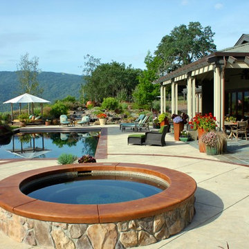 California Craftsman Hillside Garden