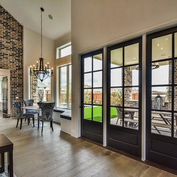 Arlington, TX Transitional Home-Wire Brushed Loano White Oak