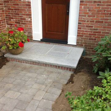 Walkway, Landing & Circle Patio Project, Wellesley MA