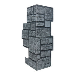 154-OXFORD COBBLE STONE CORNER 11" W (EACH SIDE) &times; 30 &frac12;"H &times; 1"D - Wall Panels