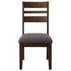 Steve Silver Stratford Walnut Finish Wood Side Chair