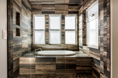 Inspiration for a contemporary bathroom remodel in Phoenix