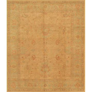 Pasargad Oushak Collection Hand-Knotted Lamb's Wool Area Rug, 8'2"x9'9"