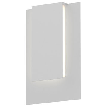 Sonneman Reveal 1 Light Short LED Wall Sconce, Textured White