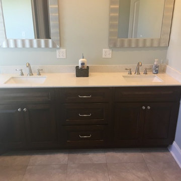 Coffee Maple Double Vanity