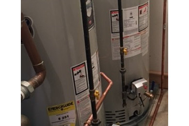 Two Power Vent Water Heaters
