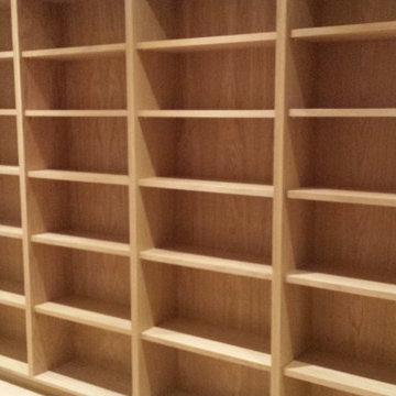 Oak bookcase.