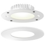 DALS Lighting - 4" Round Retrofit LED Panel with Magnetic Trim - The aluminum retrofit LED panel offers the easiest and most practical solution to your existing lighting needs. For style and convenience, the removable outer trim attaches with magnetic fasteners to create a seamless look. Can be easily retrofitted in existing 4" canisters or standard octagonal junction boxes.