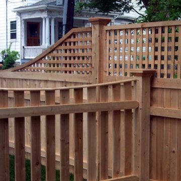 Cedar Spaced Board Fence