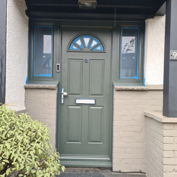 Garden House, gate and front door restoration in Wimbledon SW19