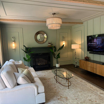 Timeless Comfort: A Traditional Living Room Designed for Elegance & Durability
