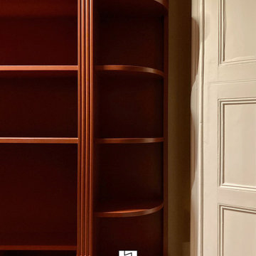 Neo-classic built-in bookcases | Clerkenwell
