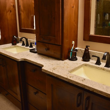 Spacious Acrylic Shower | Full Bathroom Remodel