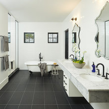 Upstairs guest bathroom