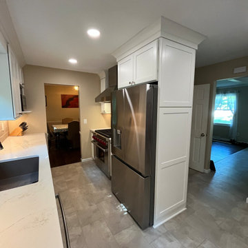 We left this kitchen unrecognizable!!