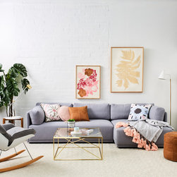 Summer Freshness in Melbourne Showroom - Modular Sofas