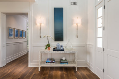 Design ideas for a beach style entryway in Los Angeles.