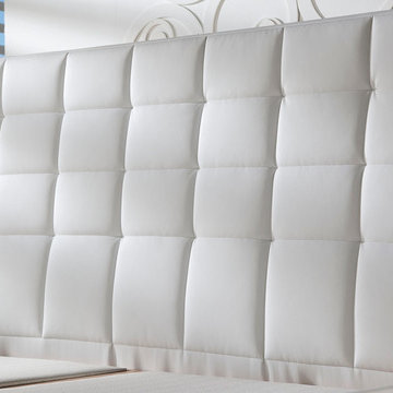 Marsilya Escudo White Queen Size Headboard