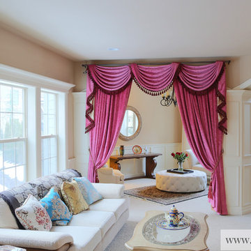 Flip Pole Swag Valance Curtains