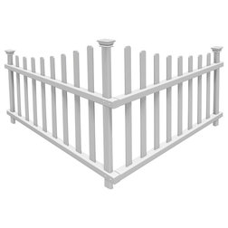 Transitional Home Fencing And Gates by WamBam Fence Inc.