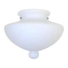 White Glass, 2-Light Wall Sconce With White, Brass, and Brushed Nickel Knobs