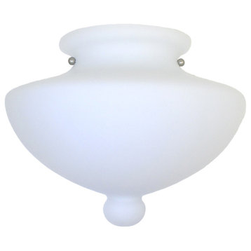 White Glass, 2-Light Wall Sconce With White, Brass, and Brushed Nickel Knobs