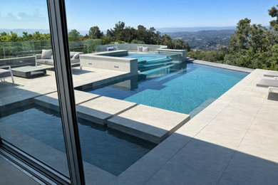 Pool - contemporary pool idea in Los Angeles
