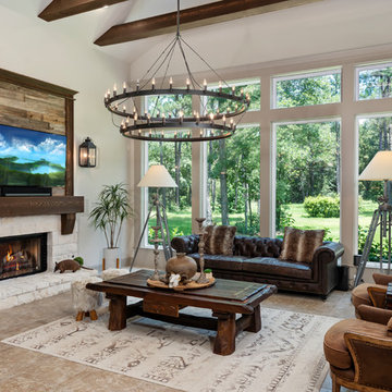 Rustic Family Room