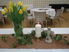 Funeral Reception Centerpieces