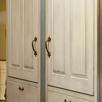 Refrigerator/freezer cabinet fronts