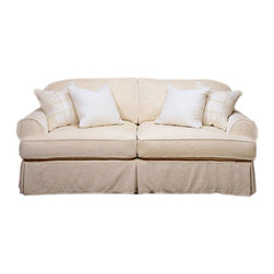 Four Seasons Furniture - ELISE SLIP COVERED SOFA - Sofas