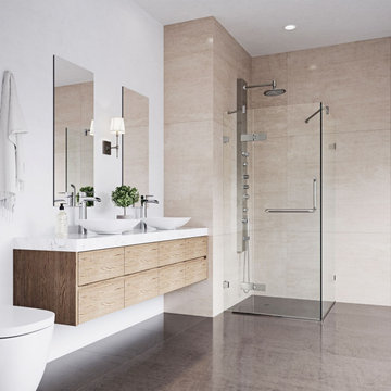 Brushed Nickel Bathroom Collection