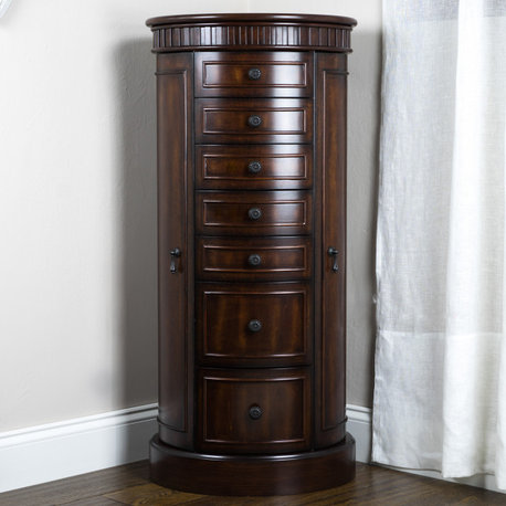 Bailey Jewelry Armoire, Walnut