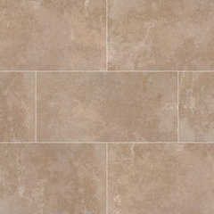 Weathered Black Matte Concrete Look Porcelain Tile, 12x24x3/8