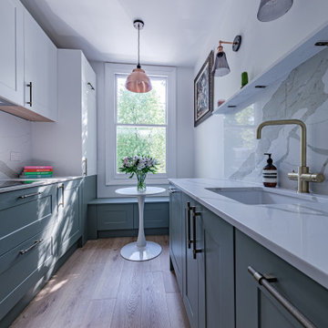 Brand new referbished industrial kitchen, and bathroom, camden