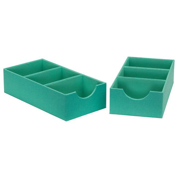 3-Compartment Drawer Organizers