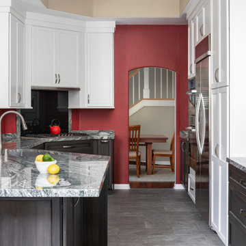 Spacious kitchen in whole home remodel