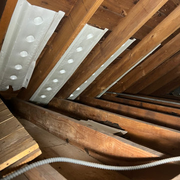 Attic Upgrade with cellulose insulation