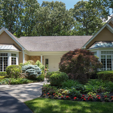 Cherry Hill Patio with Unique Fire Pit