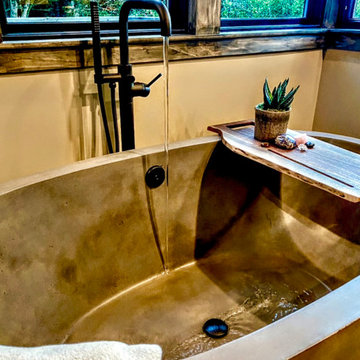 Jurassic Bathroom in Marin Hills, California
