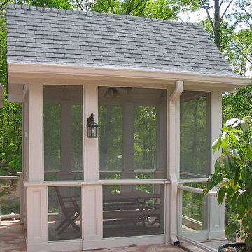 Inviting Deck With Screened Porch
