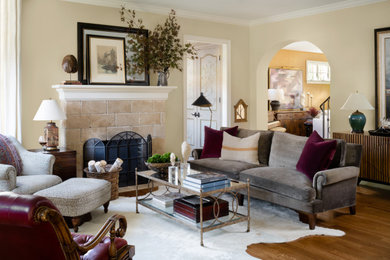 Inspiration for a large living room remodel in DC Metro