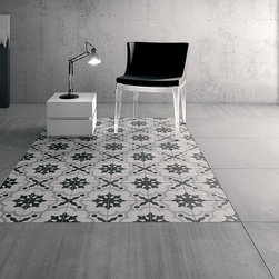 Cementine Black and White - Wall And Floor Tile