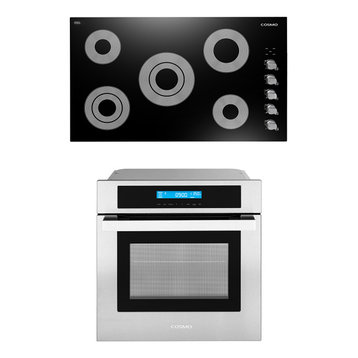 wall oven with knobs