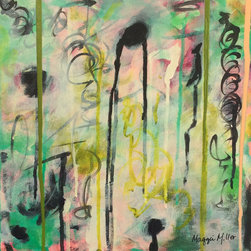 Abstract - Abstract Garden III - Paintings