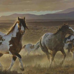Desert Horse Wall Mural (small) - Wallpaper