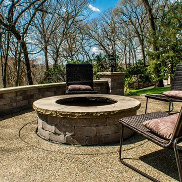 Spring Flowers and Fire Pit in Sewickley