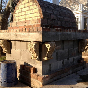 The Quiambao Family Wood Fired Brick Pizza Oven in New York