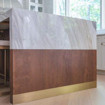 Inside This Transitional Kitchen Masterpiece | Quartzite Countertops That Stun!